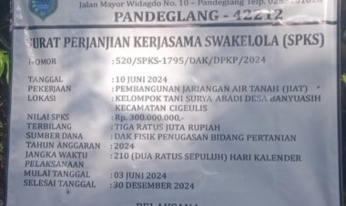 Tiga Tahun Dibiarkan, Dua Poktan Didesa Banyuasih Cigeulis Langgar Permentan Masih Diberi Bantuan, Sesudah Ramai Baru Akan Direvitalisasi