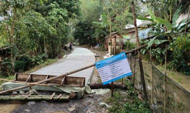 Pembangunan Jalan Rambat Beton Dari DD Pasirpanjang Picung, Di Apresisasi Warga