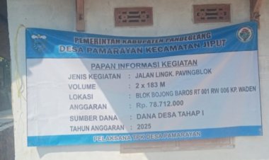 Aktivis Kompak Minta APH & Dinas Terkait,  Audit Realisasi Dana Desa Pamarayan Jiput, Yang Diduga Sarat Akan KKN