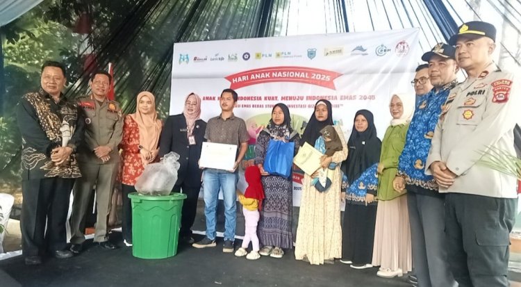 Pemdes Kartasana Pagelaran Bersama PLTU 2 Banten Labuan Memperingati Hari Anak Nasional Tahun 2025 & Pencegahan Stunting