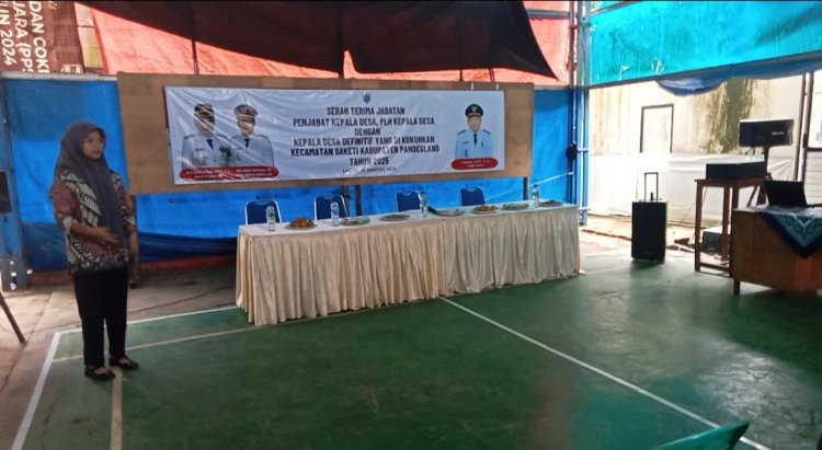 Empat Kades Di Kecamatan Saketi Yang Diperpanjang Laksanakan Sertijab Dari Pejabat Kades