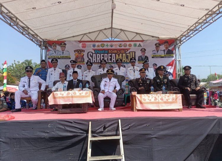 Upacara Pengibaran Bendera HUT RI Ke 80, Kecamatan Munjul Kabupaten Pandeglang Bejalan Lancar 