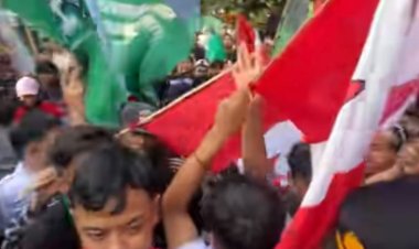 Mahasiswa Serudug DPRD Pandeglang, Sampaikan Empat Tuntutan