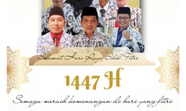 Selamat Hari Raya Idul Fitri 2026 M/1447 H, Pengrus PGRI Kabupaten Pandeglang
