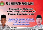 Selamat HUT Persandian Indonesia Ke-80, Pengurus PGRI Kabupaten Pandeglang