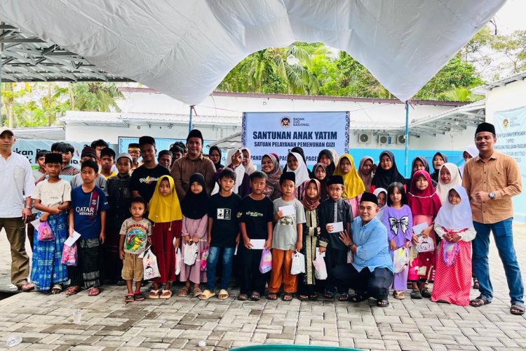 Tebar Kepedulian di Bulan Muharram, SPPG Pandeglang Pagelaran , pagelaran 04 Santuni Puluhan Anak Yatim